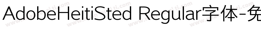 AdobeHeitiSted Regular字体字体转换
